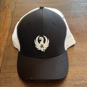 Ruger Black and White Baseball Cap